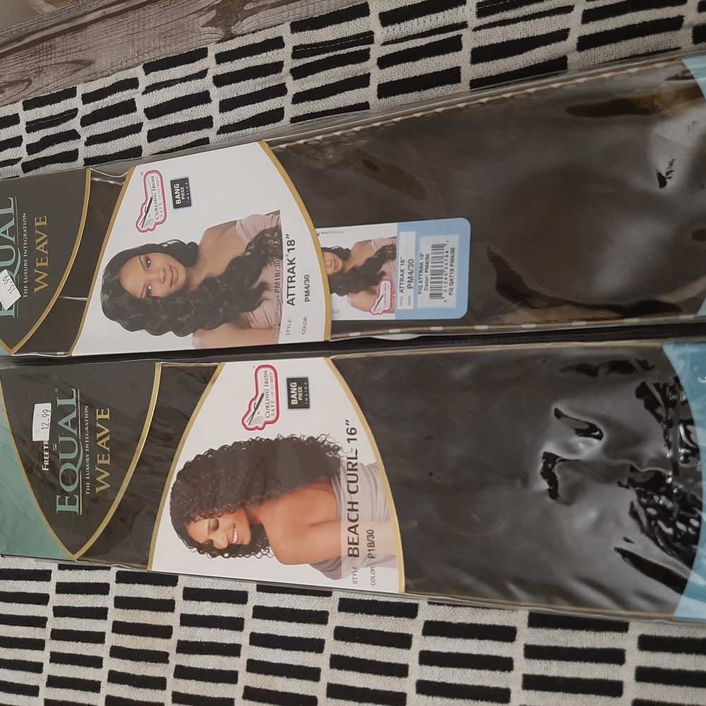 Equal Weave Hair Extensions - Black